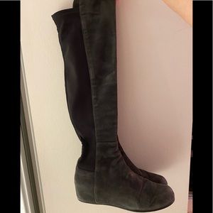 Stuart Weitzman Knee High Suede Boots - size 6.5. M